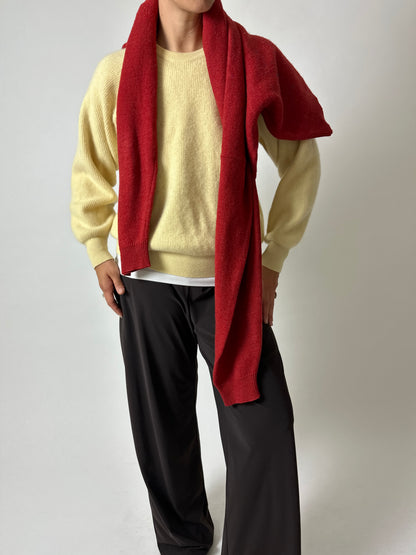 Wool jumper | Soft yellow