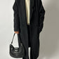 Long wool coat | Antrcite