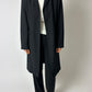long blazer coat | Black