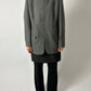Wool zip coat | Grey