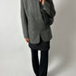 Wool zip coat | Grey