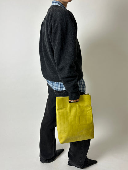 Wool v-neck jumper | Anthracite