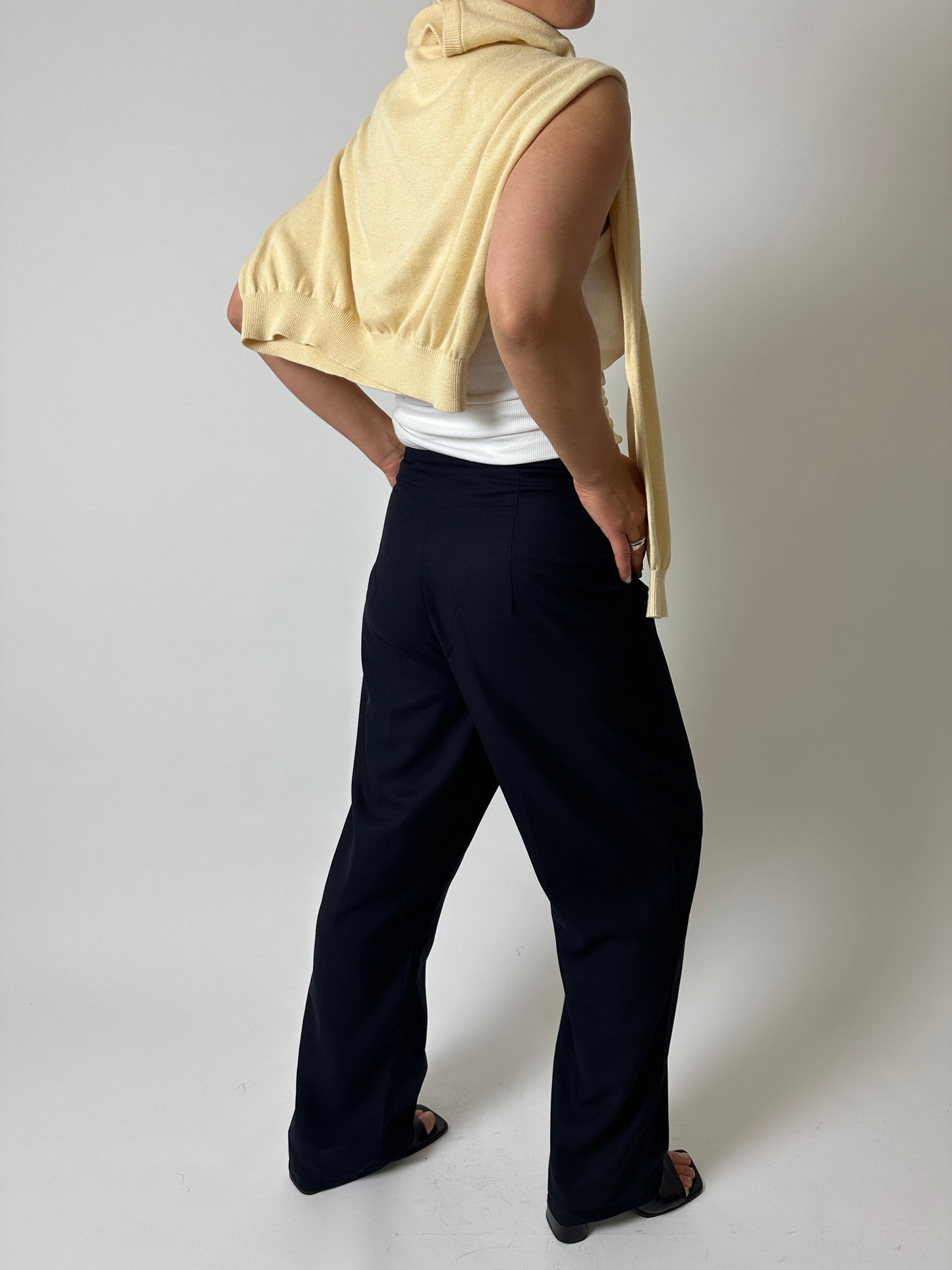 Straight leg trousers | Dark Blue