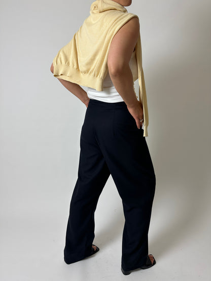 Straight leg trousers | Dark Blue