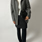 Wool zip coat | Grey