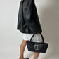 Leather shoulder bag | Black