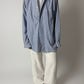 Oversized striped shirt | Blue / Off white