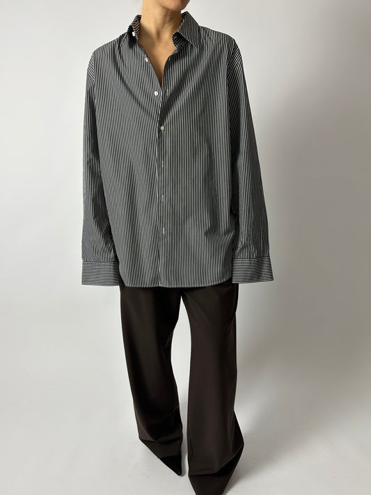 Hugo Boss striped shirt | Black / White