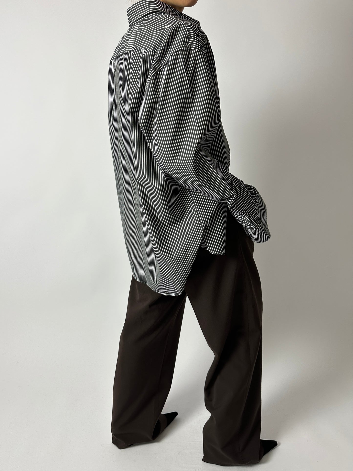 Hugo Boss striped shirt | Black / White