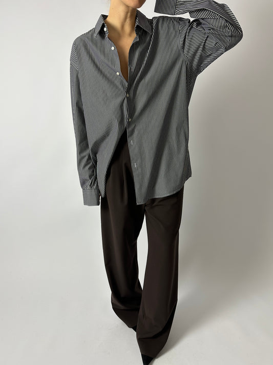 Hugo Boss striped shirt | Black / White