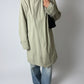Long Mac coat | Grey / green