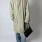 Long Mac coat | Grey / green