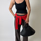 Straight leg pantalon | Dark brown