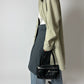 Long Mac coat | Grey / green