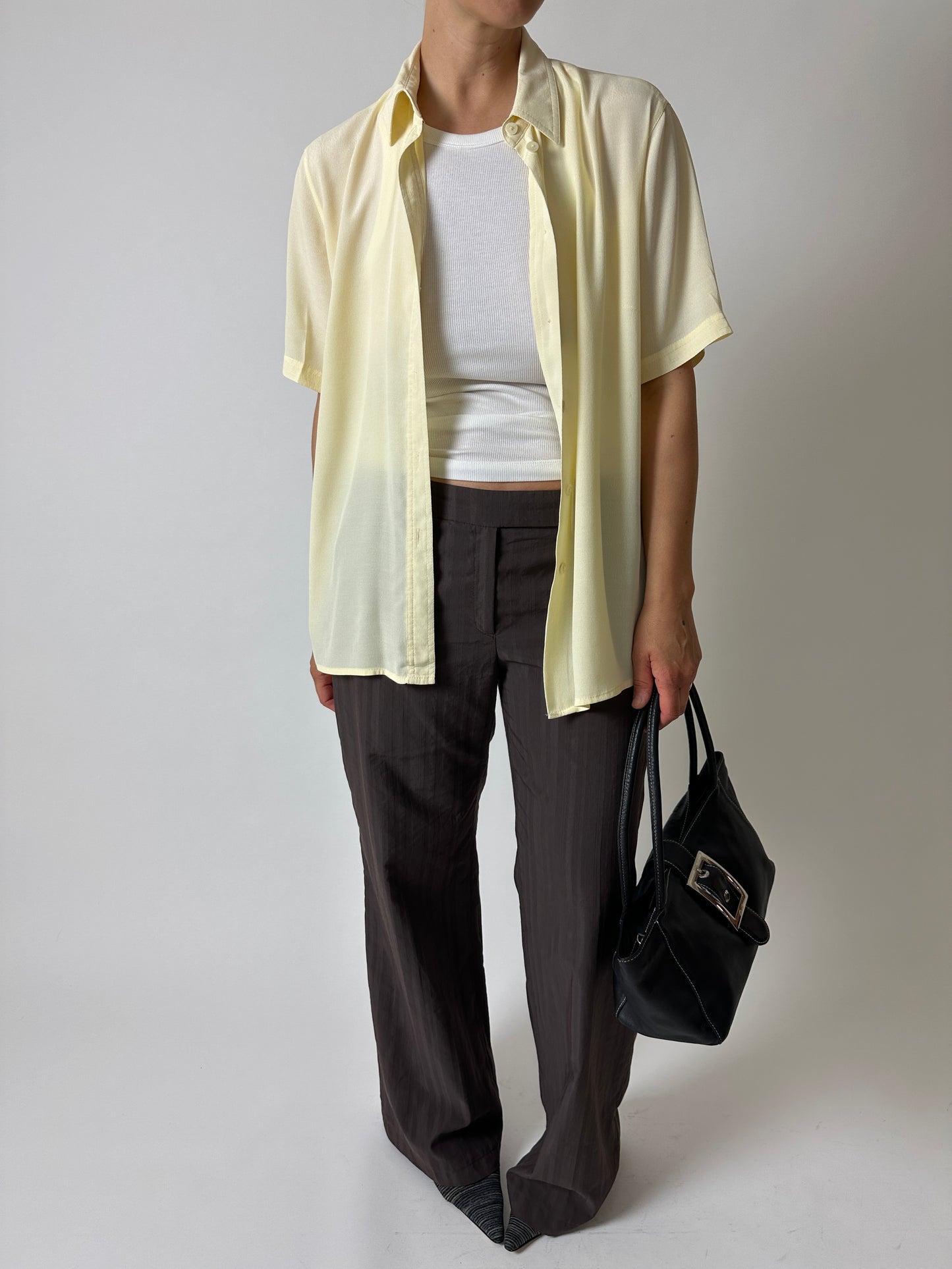 Soft feel shirt | Soft yellow