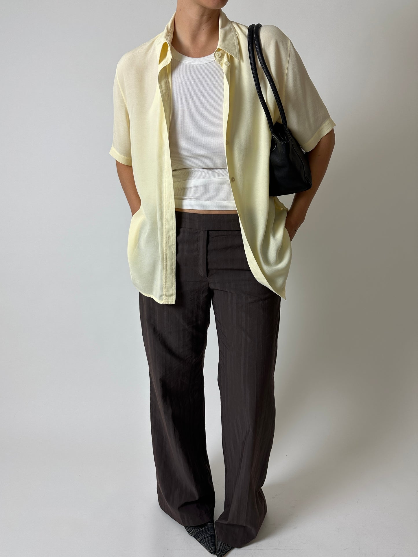Soft feel shirt | Soft yellow