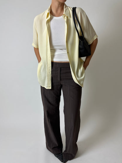 Soft feel shirt | Soft yellow