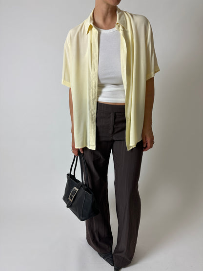 Soft feel shirt | Soft yellow