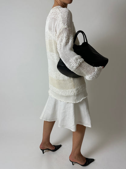 Linen skirt | White