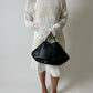 Leather hand bag | Black