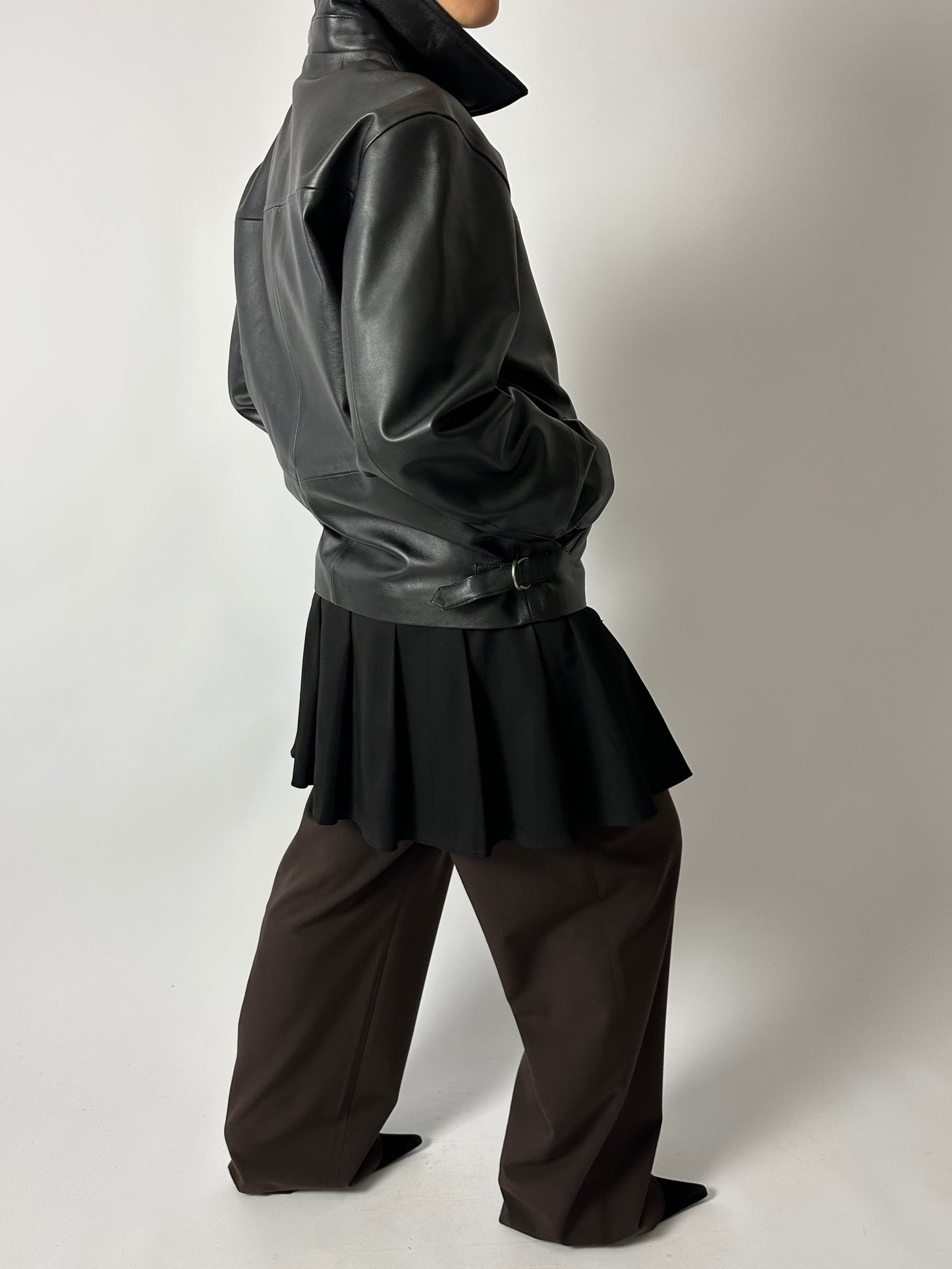 Pleated skirt | Black