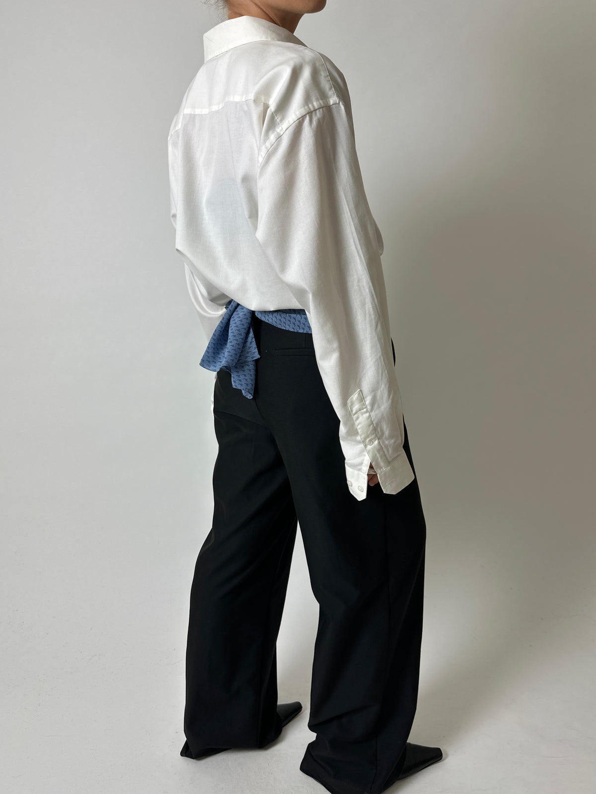 Silk scarf | Blue