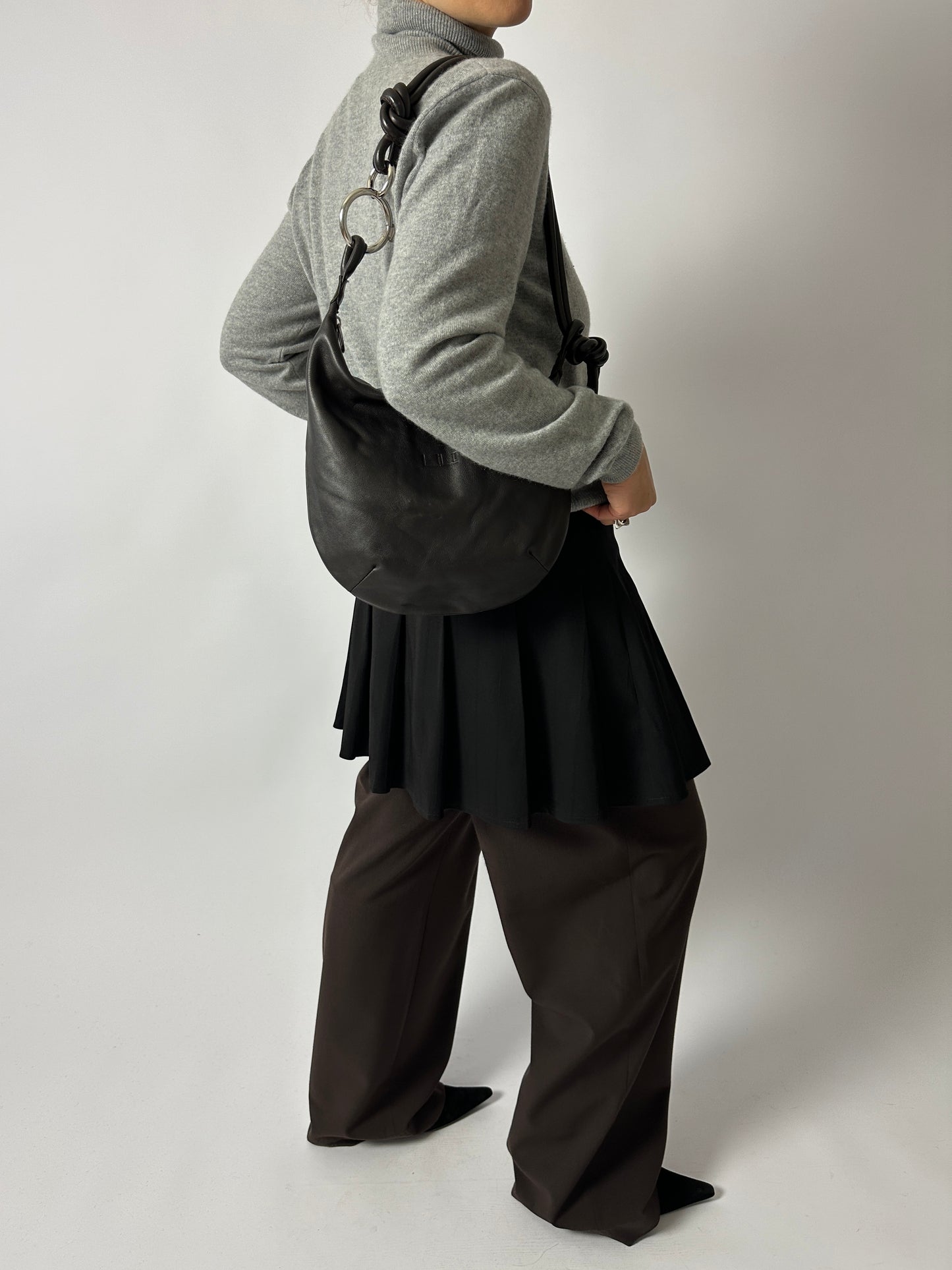 Pleated skirt | Black