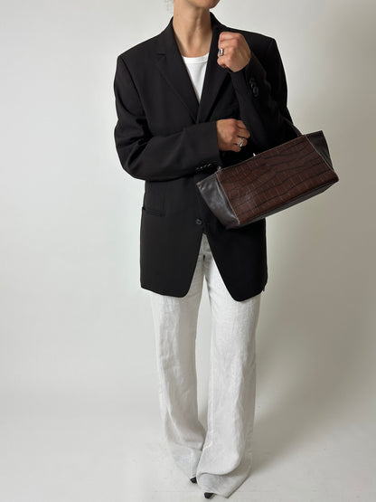 Hugo Boss blazer | Dark brown