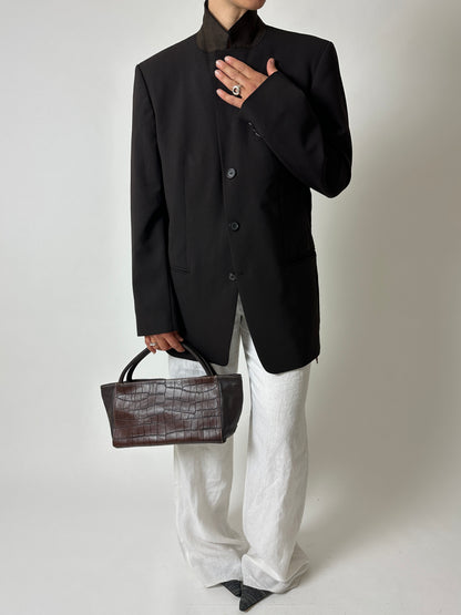 Hugo Boss blazer | Dark brown