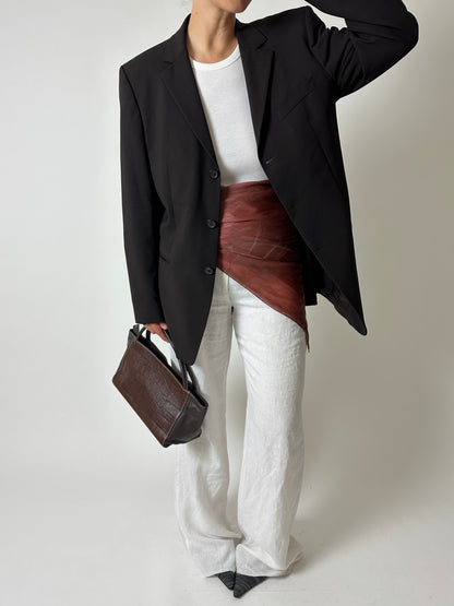 Hugo Boss blazer | Dark brown