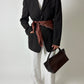Silk scarf | Terra-cotta