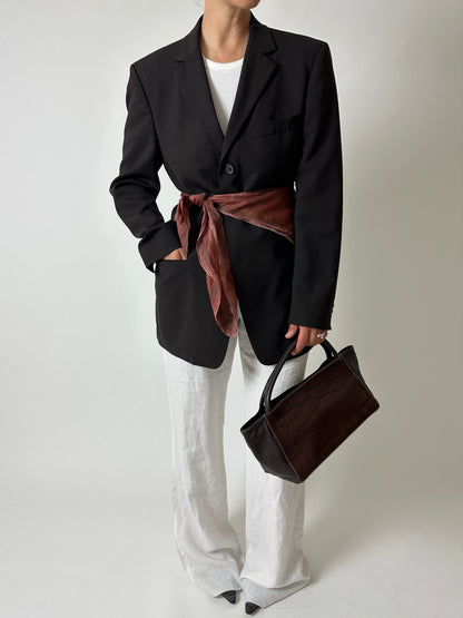 Silk scarf | Terra-cotta