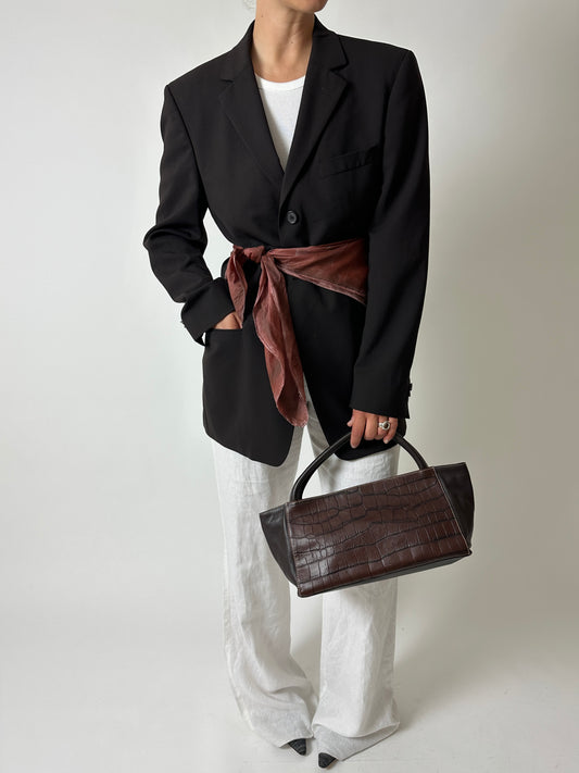 Hugo Boss blazer | Dark brown
