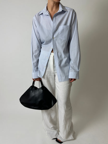 Mini checkered shirt | White / Blue