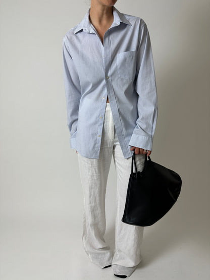Mini checkered shirt | White / Blue