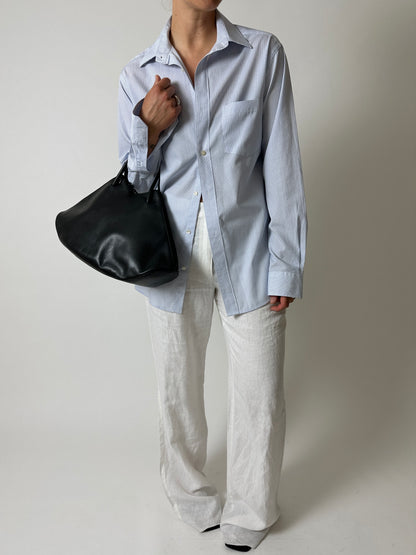 Mini checkered shirt | White / Blue