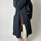 Oversized trench coat | Dark blue