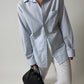 Mini checkered shirt | White / Blue