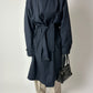 Oversized trench coat | Dark blue