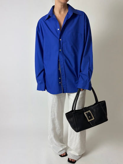 Oversized shirt | Bright blue