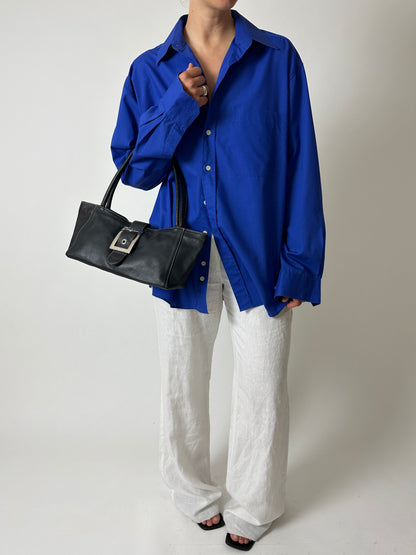 Leather shoulder bag | Black