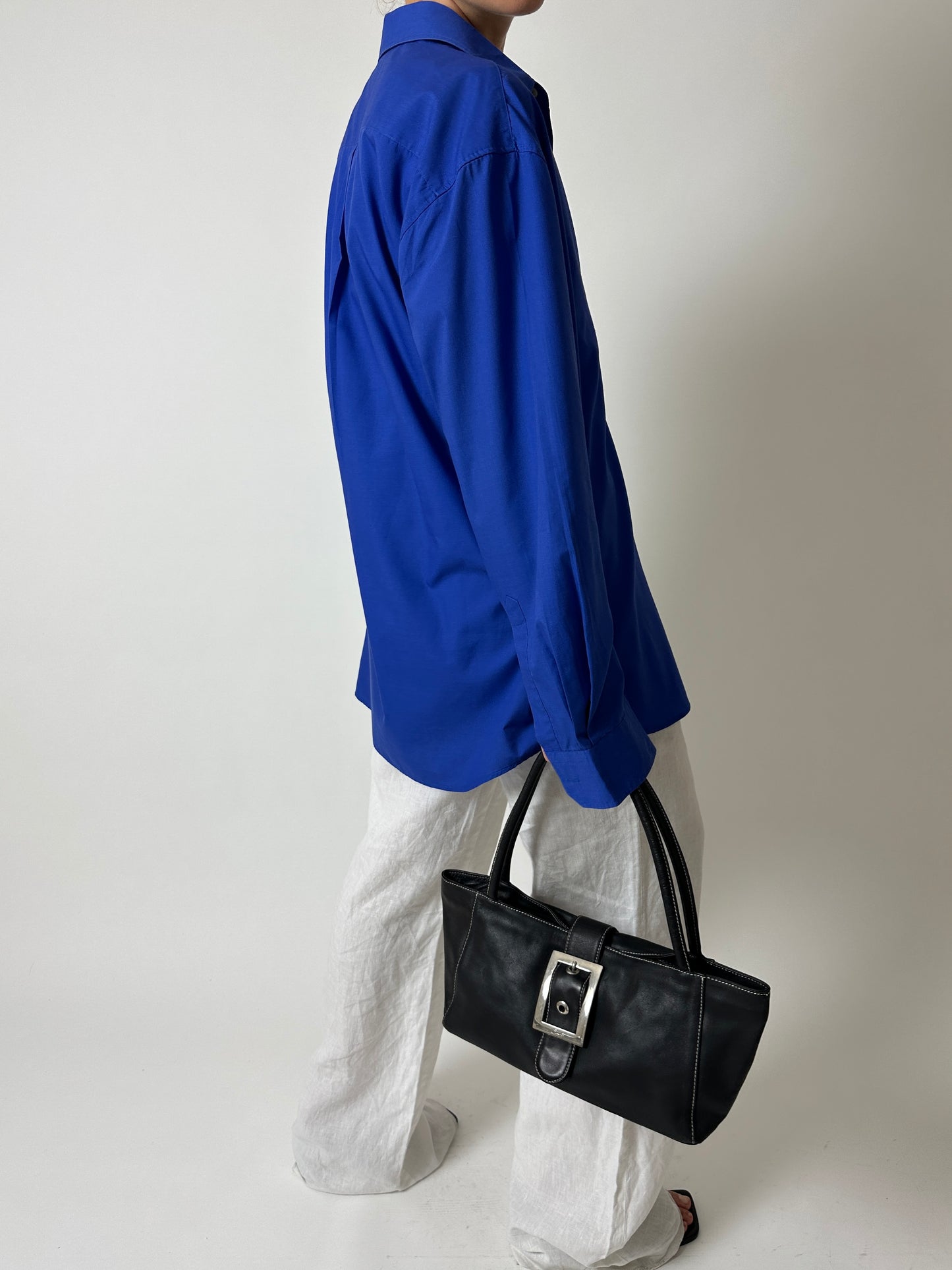 Oversized shirt | Bright blue