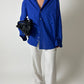 Oversized shirt | Bright blue