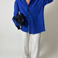 Oversized shirt | Bright blue