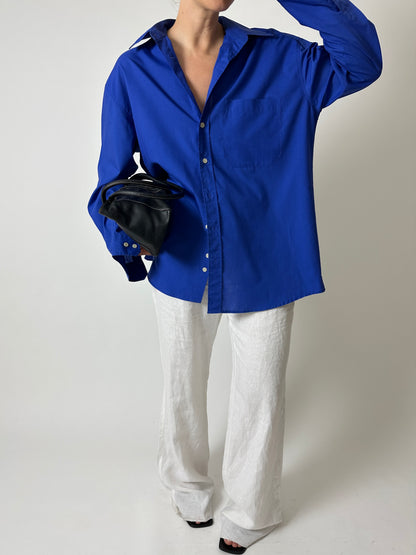 Oversized shirt | Bright blue