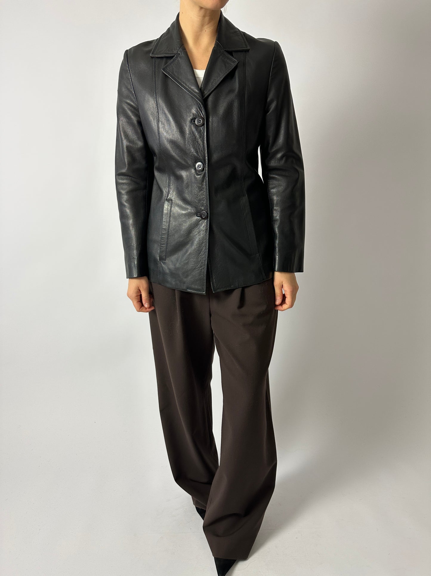 Leather jacket | Black