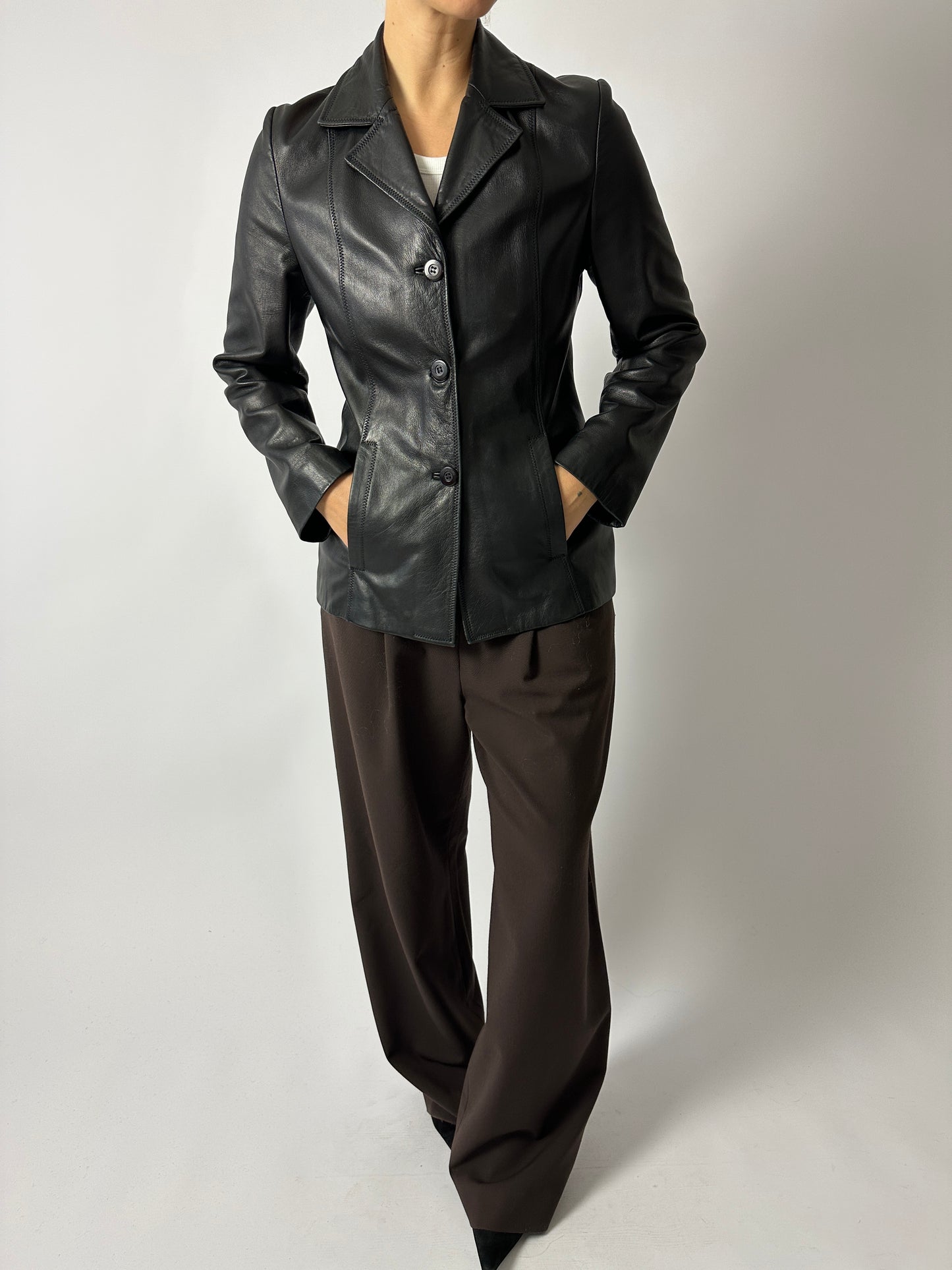 Leather jacket | Black