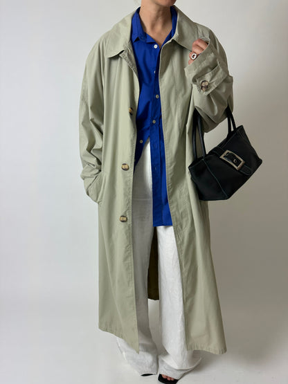 Oversized trench coat | Soft beige