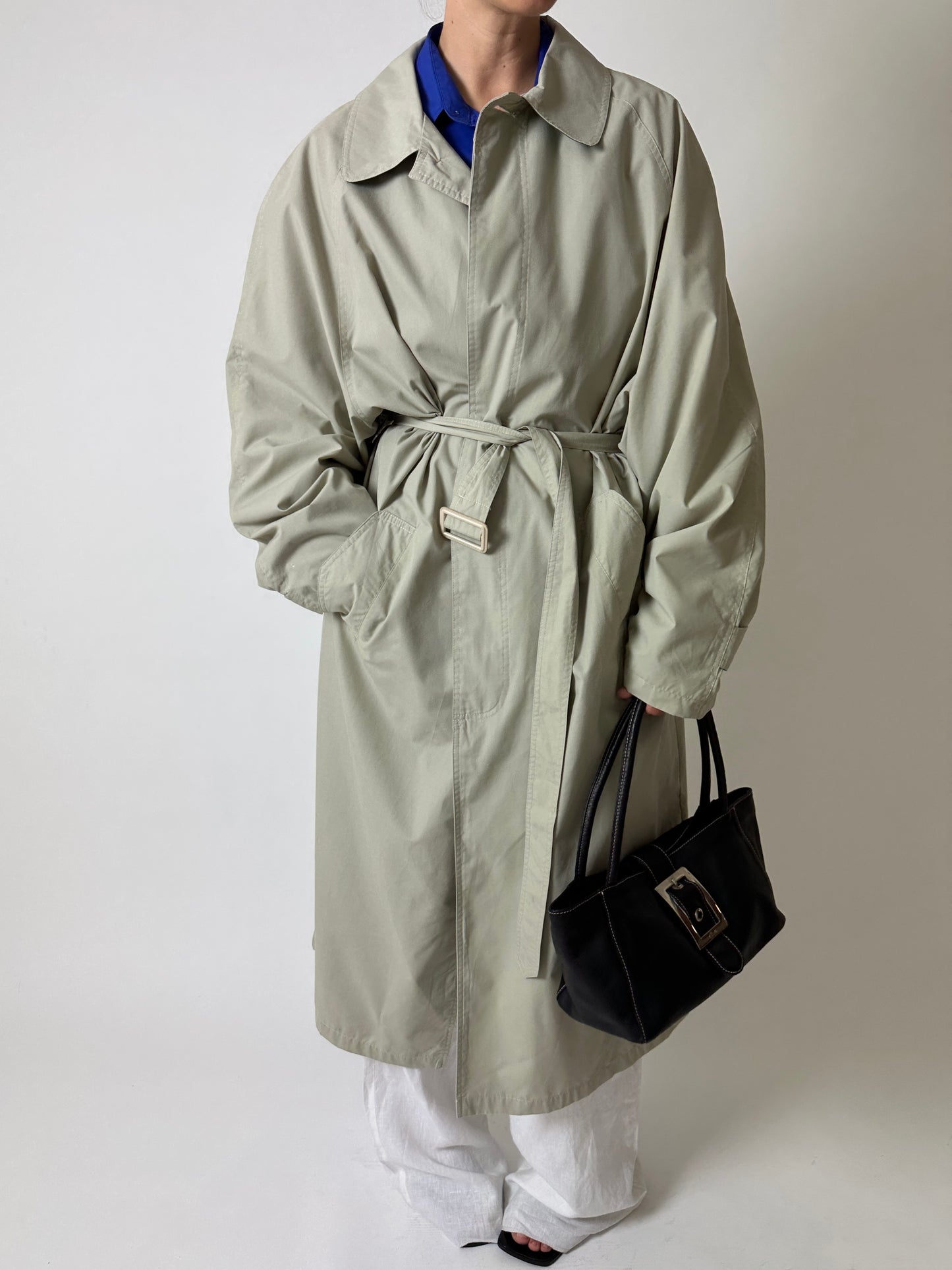Oversized trench coat | Soft beige