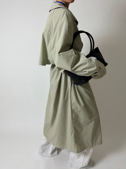 Oversized trench coat | Soft beige